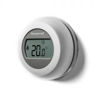 Termostat ambiental Honeywell T87RF2083, fara fir, programabil, display LCD, alb