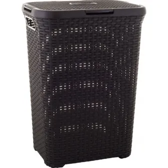 Cos de rufe Curver Natural Style 60L Dark Brown (189206)