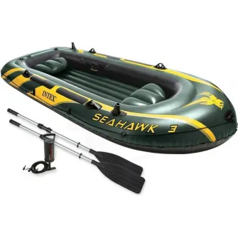 Barca pneumatica Intex 68380 Seahawk 3 Set