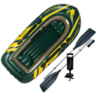 Barca pneumatica Intex 68380 Seahawk 3 Set