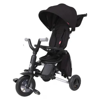 Bicicleta copii Qplay Nova Plus Rubber Black
