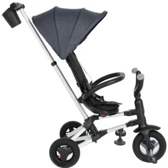 Bicicleta copii Qplay Nova Plus Rubber Black