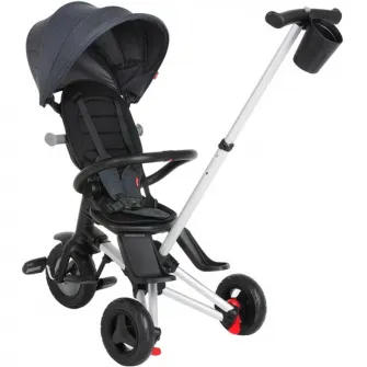 Bicicleta copii Qplay Nova Plus Rubber Black
