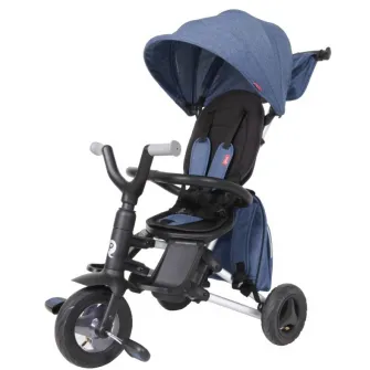 Bicicleta copii Qplay Nova Plus Rubber Blue