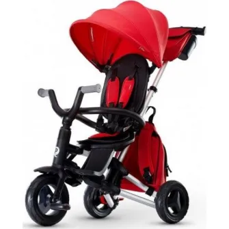 Bicicleta copii Qplay Nova Plus Rubber Red