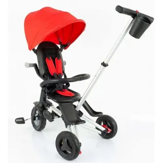 Bicicleta copii Qplay Nova Plus Rubber Red
