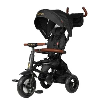 Bicicleta copii Qplay Rito Deluxe Black