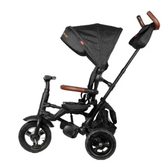 Bicicleta copii Qplay Rito Deluxe Black
