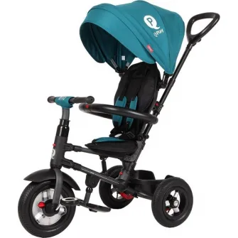 Bicicleta copii Qplay Rito Rubber Blue-Green