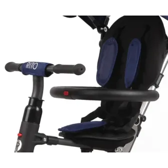 Bicicleta copii Qplay Rito Rubber Blue