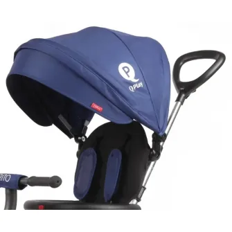 Bicicleta copii Qplay Rito Rubber Blue