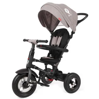 Bicicleta copii Qplay Rito Rubber Grey