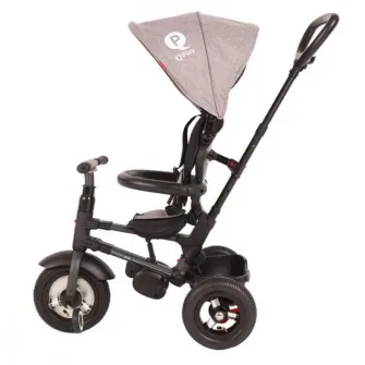 Bicicleta copii Qplay Rito Rubber Grey
