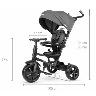 Bicicleta copii Qplay Rito Star Black