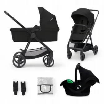 Carucior Kinderkraft Newly 3in1 Mink Pro Black (KSNEWL00BLK300I)