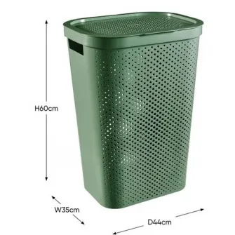 Cos de rufe Curver Infinity Recycled 60L Green (245809)
