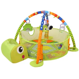 Covor joc pentru copii Konig Kids Green Turtle (63545)