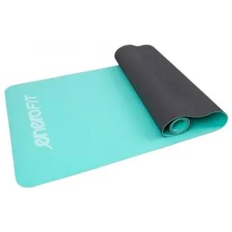 Covoras fitness Enero Fitness Yoga Mat  Mint Gray