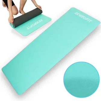 Covoras fitness Enero Fitness Yoga Mat  Mint Gray