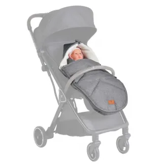 Husa de iarna pentru copii Cangaroo Luxe Grey