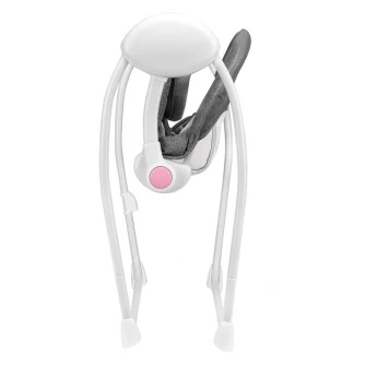 Leagan pentru bebelusi Lionelo Ruben Stone Grey/Rose