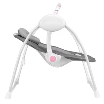 Leagan pentru bebelusi Lionelo Ruben Stone Grey/Rose