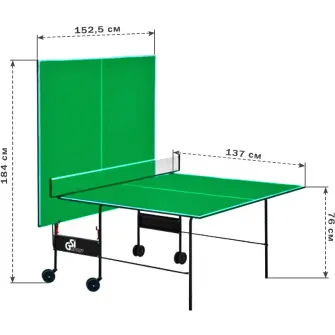 Masa de tenis GSI Sport Athletic Light Gp-2 Indoor Green
