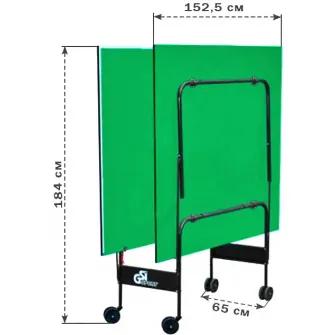 Masa de tenis GSI Sport Athletic Strong Gp-3 Indoor Green