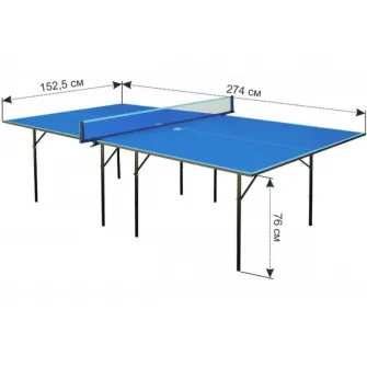 Masa de tenis GSI Sport Hobby Light Gk-1 Indoor Blue