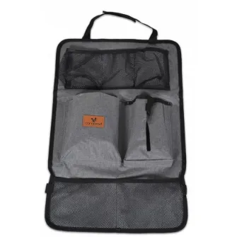 Organizator scaun auto Cangaroo Pockets Grey