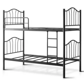 Pat supraetajat Evger R-25 90x200cm Black