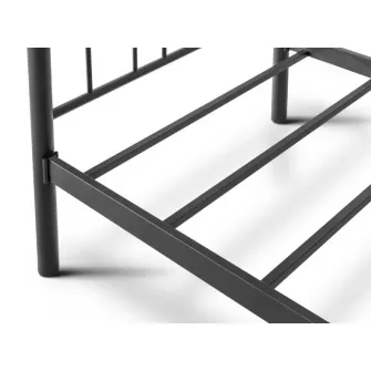 Pat supraetajat Evger R-25 90x200cm Black