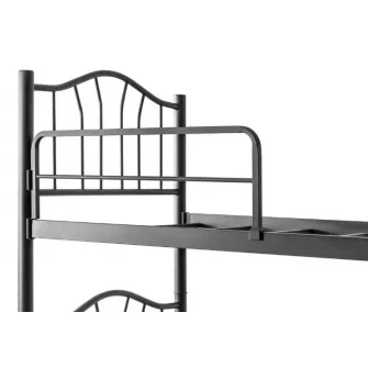 Pat supraetajat Evger R-25 90x200cm Black