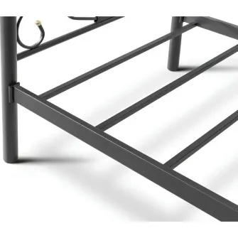 Pat supraetajat Evger R-50 90x200cm Black