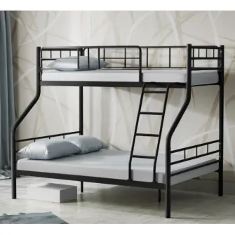 Pat supraetajat Evger R-70XL 90/140x200cm Black