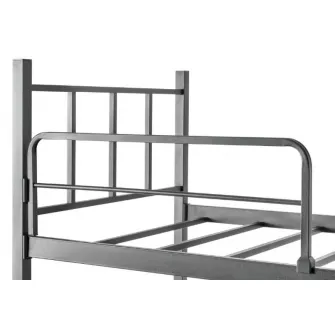 Pat supraetajat Evger R-90 90x200cm Black