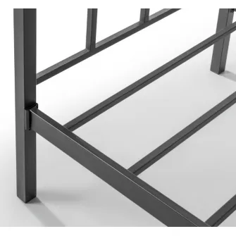 Pat supraetajat Evger R-90 90x200cm Black