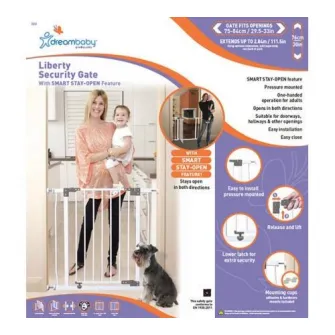 Portile de siguranta DreamBaby Liberty StayOpen