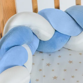 Protectie laterala pentru patut Cangaroo Bumper Light Blue