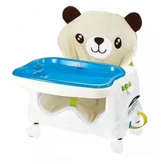 Scaun de masa 4Play HappyCuteBaby Jungle 3in1