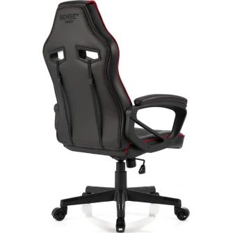 Scaun gaming SENSE7 Knight Black and Red