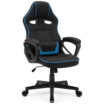 Scaun gaming SENSE7 Knight Fabric Black and Blue