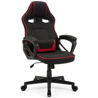 Scaun gaming SENSE7 Knight Fabric Black and Red