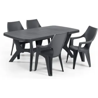 Scaun Keter Dante High Back Graphite (207061)
