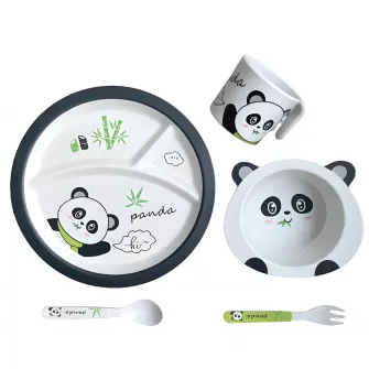 Set de hranire 4Play Panda 5pcs