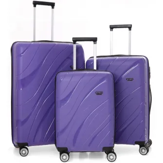 Set de valize CCS 5223 Set Purple