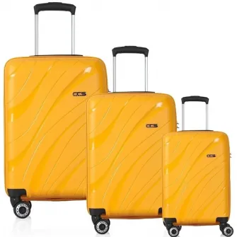 Set de valize CCS 5223 Set Yellow