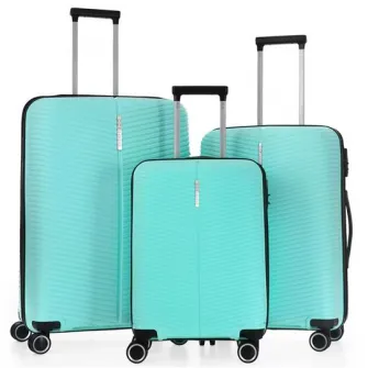 Set de valize CCS 5224 Set Water Green