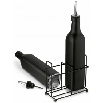 Set sticle pentru ulei si otet Tadar Black Matte 2pcs