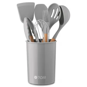 Set tacamuri Tadar Silico Pemi Grey 7pcs